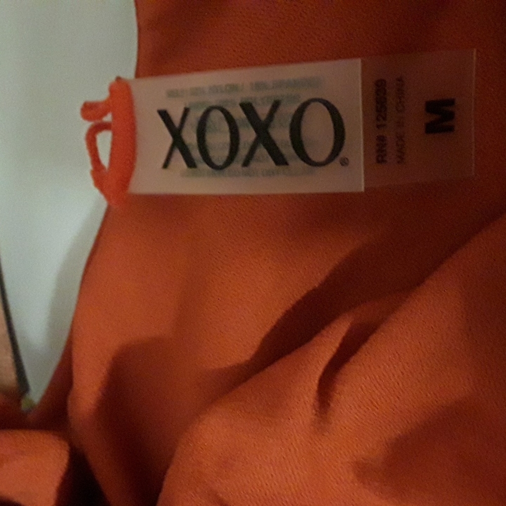 *C1- NEW XOXO SPICE COLOR SZ. MED ONE PIECE BATHING SUIT w/ ORIG. TAGS - Picture 4 of 4